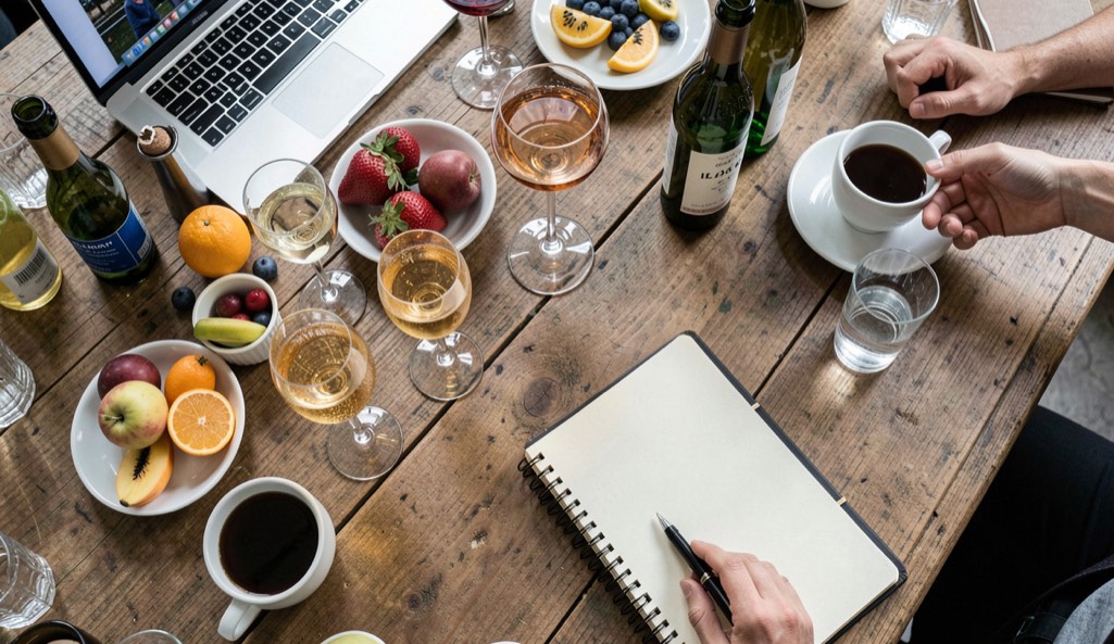 A Spanish country table: well, oven, garden: an editorial view of a country table with garden, oven and well discussed in the guide